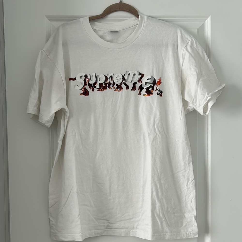 Supreme White Graphic T-Shirt